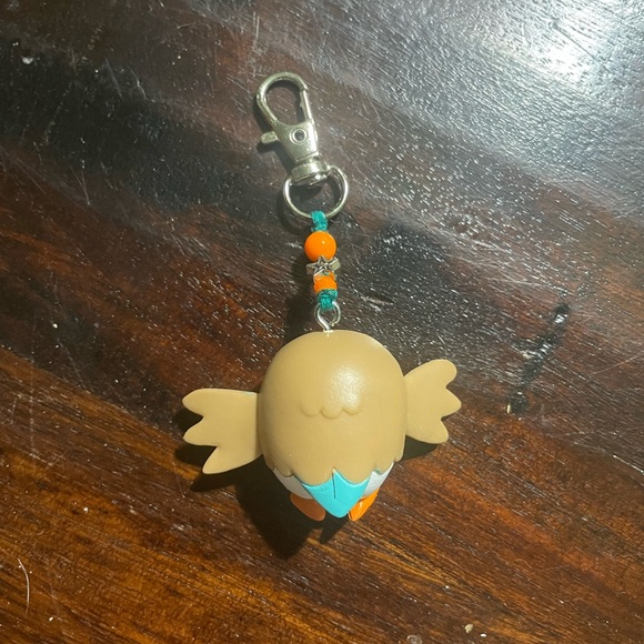Handmade Rowlet Keychain - Picture 3 of 3